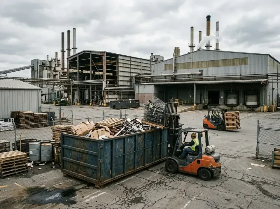 industrial-factory-scrap-conta-003 — frequently asked questions, Cheap Roll-off Dumpster Rentals in Florence, AL